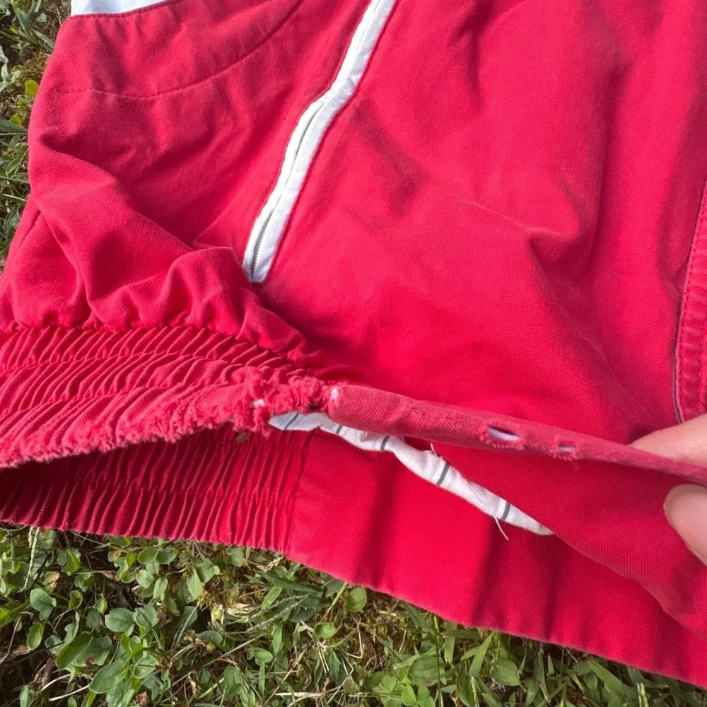 Vintage 90s Stratojac Colorblock Jacket Mens Large Red White Retro‎